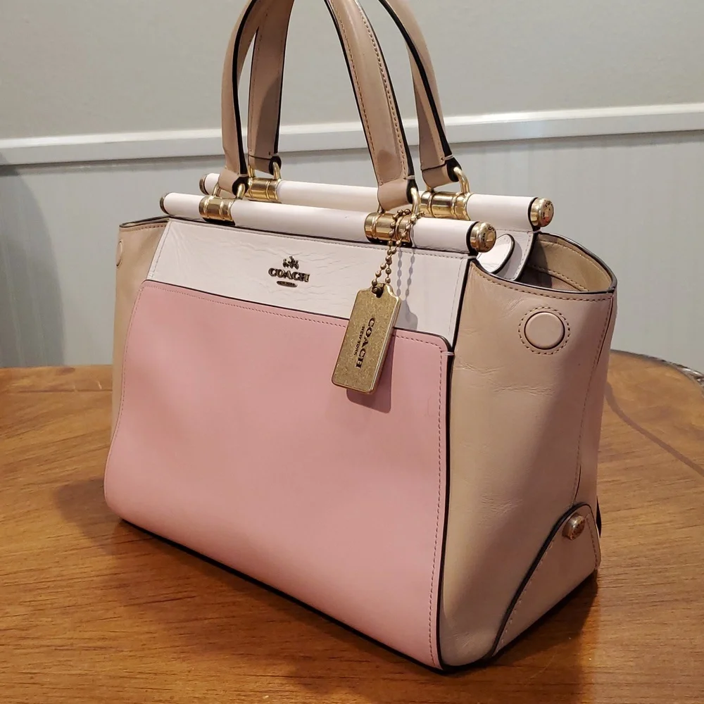 Coach Grace Colorblock Satchel - Picture 5 of 16